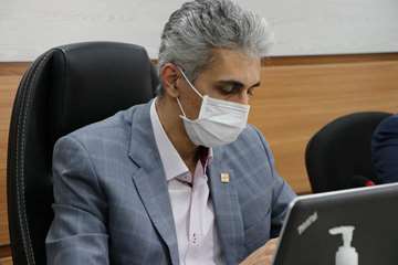 مراسم بزرگداشت روز بهورز با حضور دکتر دانائی رئیس دانشگاه 